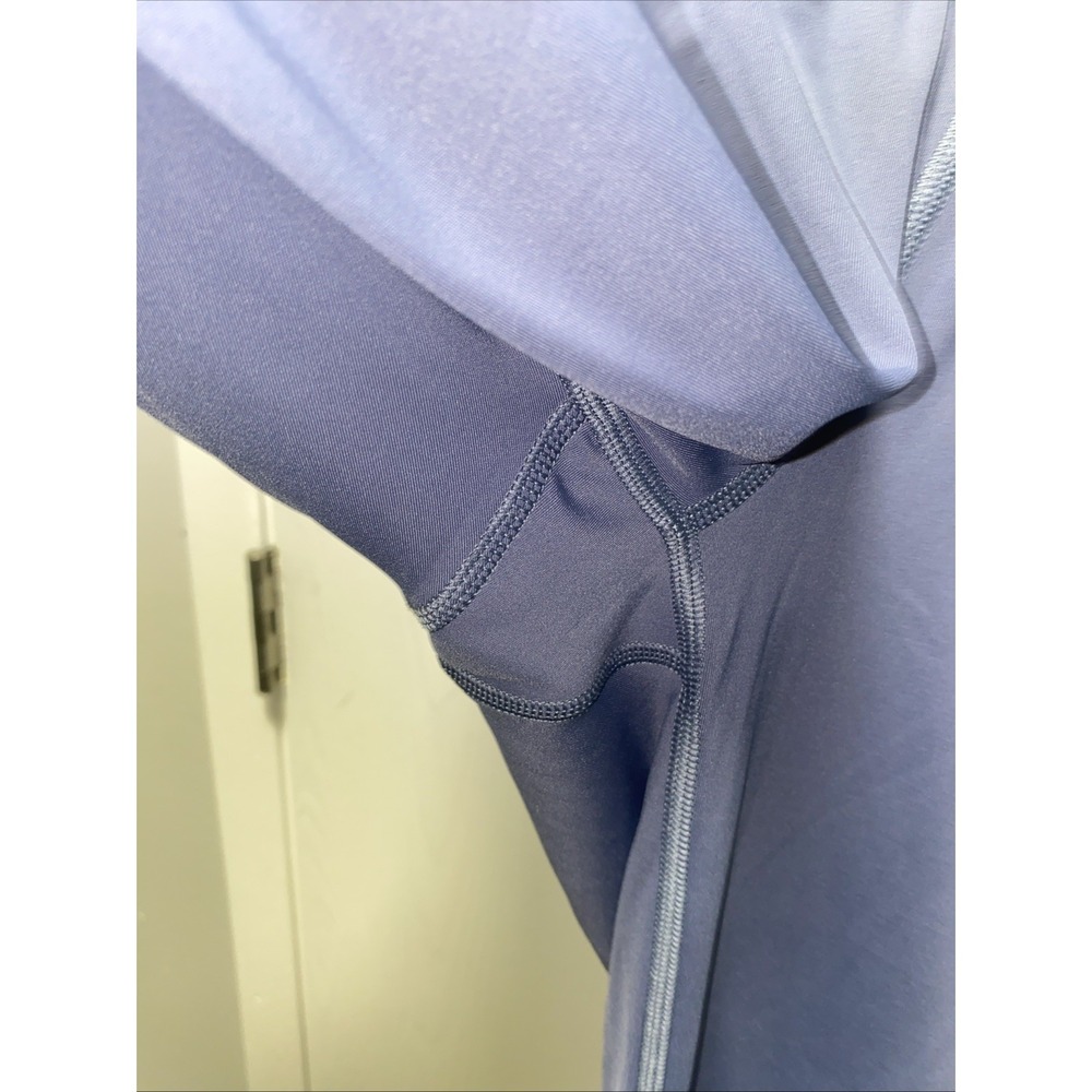 Gymshark High Waisted Flare Leggings Periwinkle Blue Athletic Women's Athleisure - Picture 3 of 6